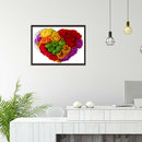 5D DIY Full Drill Diamond Painting Heart Cross Stitch Embroidery (C1016) A
