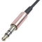 3.5 mm dual connector male - female jack adapter cable audio tone black gol S1G6