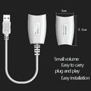 USB Cable Extension Extender Up to 150Ft USB to CAT5 RJ45 LAN Cable Adapter