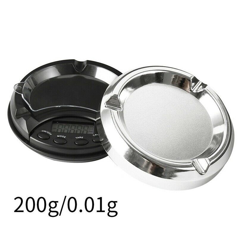 Ashtray Pocket Scale 0.01-200G Mini Compact Digital Lcd Weigh Electronic Me J5H3