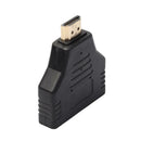 Portable 1080P HDMI Male to 2 Female 1 In 2 Out Splitter Adapter Protector