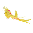 Yellow Foam Spread Wings Bird Creative Art Decor for Cage,Tree,Table,Balcony