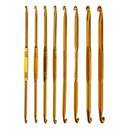 8Pc Aluminium Crochet Hooks Needles Crafts DIY Weave Craft Sewing Knitting Tools