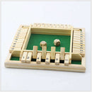 4 Players Digital Puzzle Board Game Shut The Box Game Set Number Drinking G