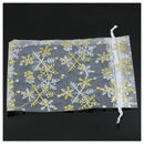 25 Pieces Snowflake Christmas Organza Gift Bags Wedding Favor Bags Jeweller