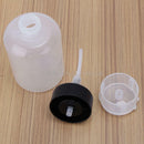 Mini Empty Nail Arts Pump Dispenser Acetone Polish Remover Alcohol Liquid Bottle