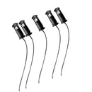 5pcs Railway Train Scenery Lamp Post Street Lawn Garden LED Lights DIY White