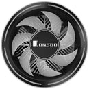 1X(Jonsbo Cr-901 256 Color Automatic Change Rgb Light Cpu Radiator 12Cm Sil