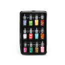 12 Nail Art Glitter Flakes Sequin Caviar UV Gel Decor Dust Tips Bott PxJ Gw