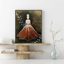 Full Round Drill Diamond Painting Evening Dress Girl 5D DIY Mosaic (A1060)