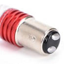 2pcs Strobe Flashing Red 1157 LED Auto Tail Brake Light Lamp Projector Bulb  JR