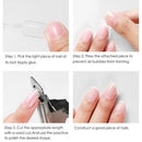 300Pcs/Lot Artificial Nail Tip Acrylic Nail Art Tips Extend Nails Plastic N
