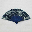 Chinese Summer Folding Hand Fan Fabric Flower Floral .Party G7M2 Favor S0B6 E7E2