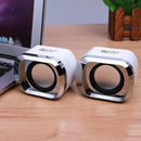USB 2.0 Notebook Speakers Wired Stereo Mini Computer Speaker for Desktop La G6G3