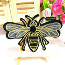 Handmade Bees Beaded Patches Sew On Sequin Patch For Clothing Beading Appli U3L7