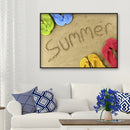 DIY Diamond Painting Kits Beach Summer Letters Full Round Drill Handicrafts