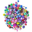 30Pcs Colorful Sexy Belly Bars Body Piercing Button Ring Navel Barbell Jewerly