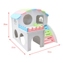 Hamster House Small Animal Hideout Mini Hut Hamster Cabin Cage