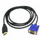 6ft HD 1080P HDMI to 15 Pin VGA Male Adapter Converter Cable HD Gift For PC G5L8