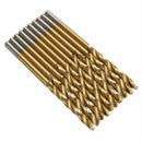 150pcs 1mm-3mm Titanium Coated HSS High Speed Steel Twist Drill Bit Set QLE