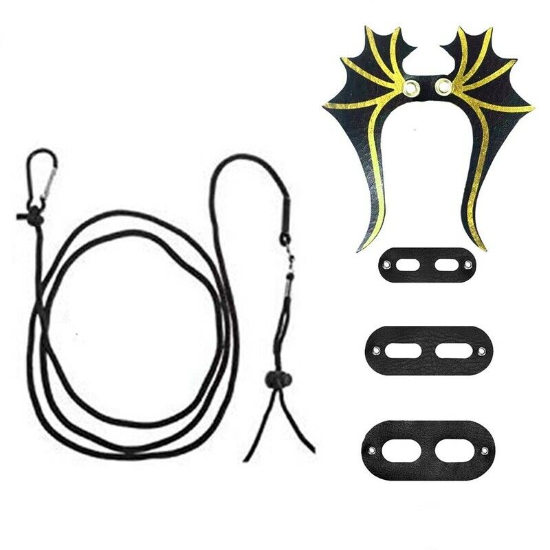 3 in 1 Adjustable Lizard Harness Leather Bearded Dragon Reptile Leash with