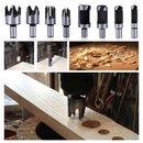 1X(1 Lot 16Pcs Wood Plug Cutter Cutting Dowel Maker Tool Carpentry Straight