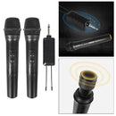 2Pieces Wireless Microphone Handheld with Receiver for Karaoke Speech