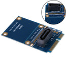 1Pc mSATA PCI-e Express SATA SSD Slot To 7 Pin SATA HDD Convert Card AdapterJC!E