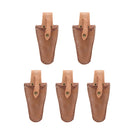 5-Piece Durable Leather Pruning Shears Scissor Hanging Pouch
