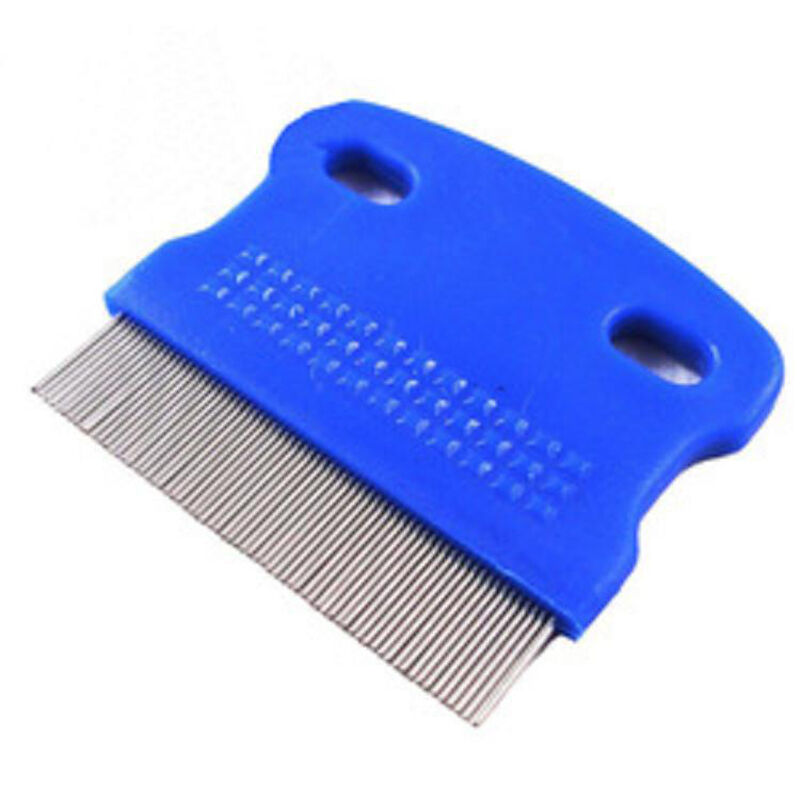 Hair Lice Nit Pets Flea Egg Dirt Dust Remover Steel Tooth Comb Health Brush SPTE