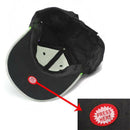Fashion LED Lighted Glow Club Party Sports Athletic Black Fabric Travel Hat F6X4