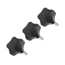 5 PCS Machine Tool M8 x 40 Male Threaded 40mm Dia Knob Handle K4P1