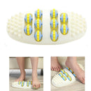 Roller Wheel Feet Massager Foot Acupuncture Point Massage Roller Health Mas T7G5