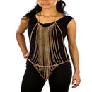 Elegant Lady Link Chain Full Body Chain Necklace Bikini Summer Accessory