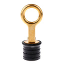 30mm Rubber & Brass Snap Handle Locking Boat Livewell Baitwell Drain Plug