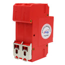2P 20KA-40KA 220V AC SPD Surge Protector Protective Voltage Arrester Device Red
