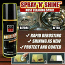 Car Rust Inhibitor Rust Remover Spray Rust Quick Cleaming Spray 120ml G9A2 D0O5