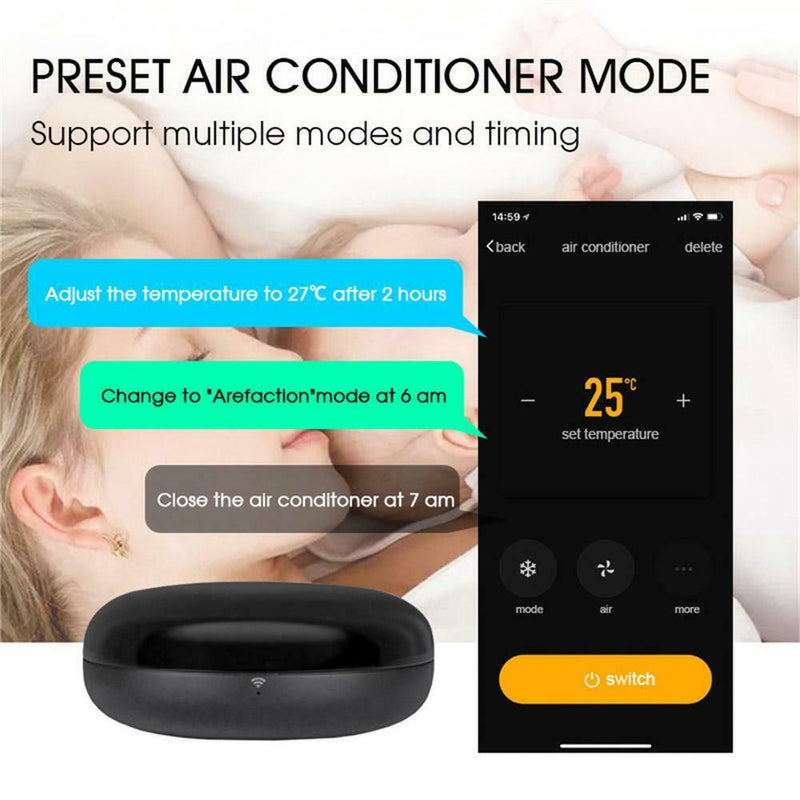 Wireless Smart WiFi+IR Switch Remote Controller Home Control for Alexa Google
