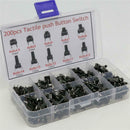 200pcs 6mm 4.3-13mm Small Mini Copper Momentary Tactile Push Button Switch