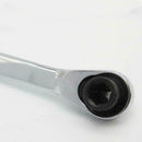 Mini 1/4" 72T Dual Head Square Ratchet Wrench Rods Best Screwdriver Hex Soc F0Y2