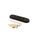 4 String Rosewood Bridge with ABS Saddle Nut Slotted Bridge Pin For Ukulele
