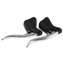 1 Pair Road Bike Drop Bar Brake Lever Bent Handlebar Bicycle Handbrakes