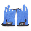 1pair 3 Half-Finger Fishing Gloves Anti-Slip Sport Fishing Equipment Supply