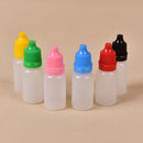 5pcs 10ml Empty Plastic Squeezable Dropper Bottles Eye Liquid Droppers Random MO