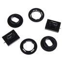 2x Car Mat Carpet Clips Fixing Grips Clamps Floor Holders Sleeves Premium BlacME