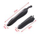 Black Mountain Bike Bicycle Road Tire Devetail Front Rear Mudguard Fender Set 3C