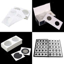 100-pieces Cardboard Coin Flips (25mm) Coin Collecting Supplies Coin Holder for