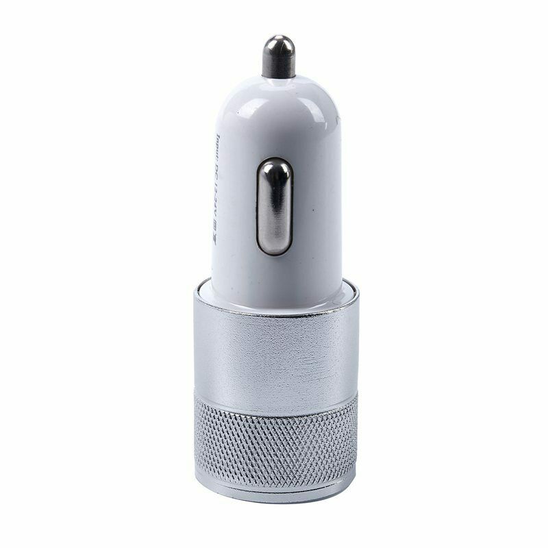 Aluminum Car Charger of dual USB Aluminum Alloy Car Charger Cigarett Lighte G3N2