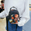 Print Shoulder Messenger Handbags Nylon Women Small Crossbody Bags (Rose)