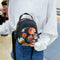 Print Shoulder Messenger Handbags Nylon Women Small Crossbody Bags (Rose)